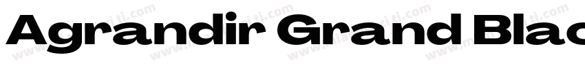 Agrandir Grand Black字体转换